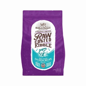 Freeze Dried Wild Caught Salmon Raw Coated Cat Dry Food