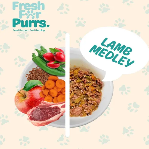 Fresh For Purrs Goat Goodness and Lamb Medley Wet Cat Food Combo