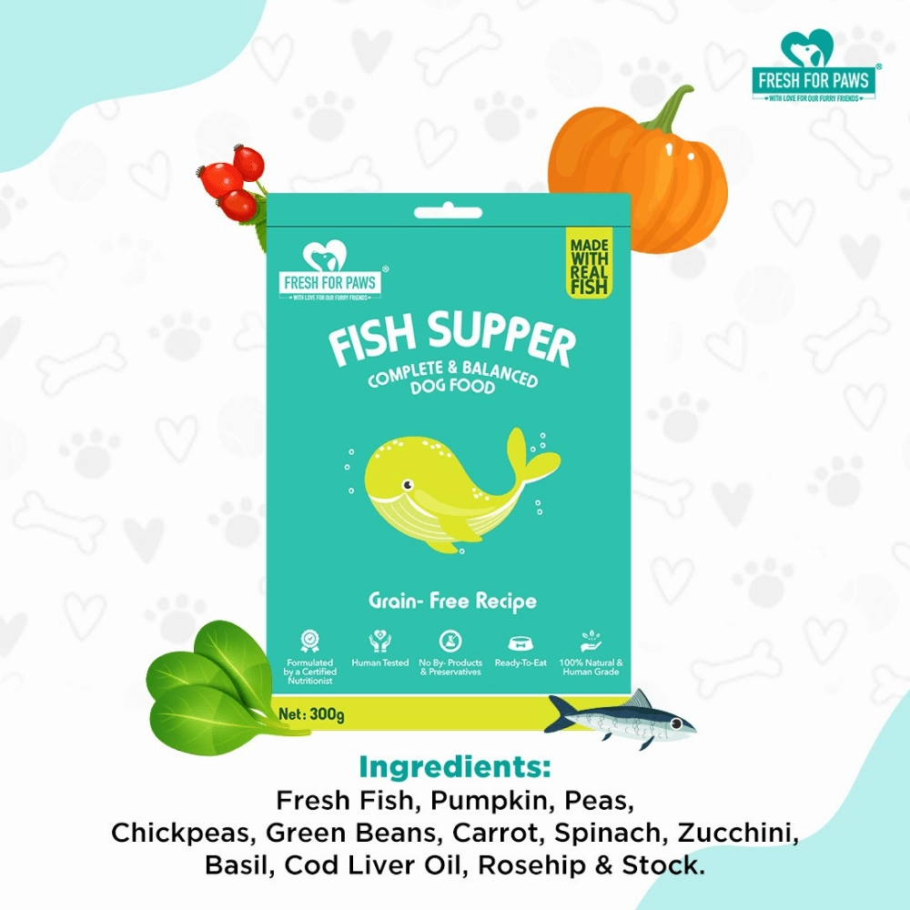 Fresh For Paws Fish Supper Dog Wet Food (300g)
