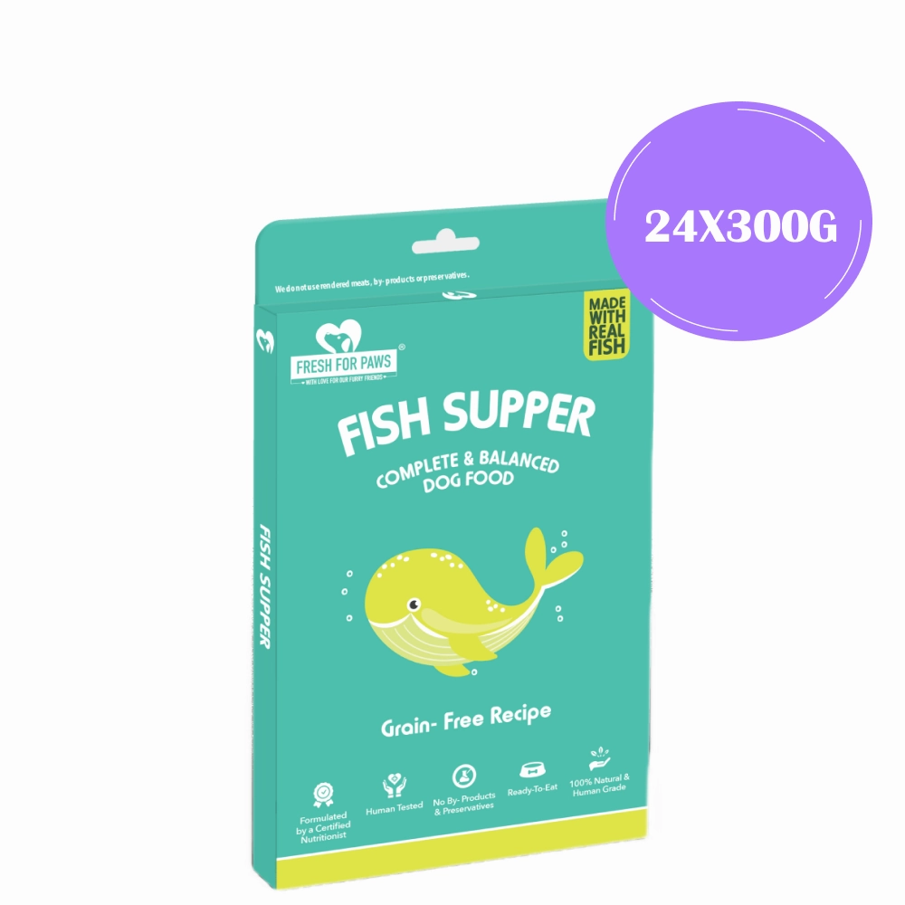 Fresh For Paws Fish Supper Dog Wet Food (300g)