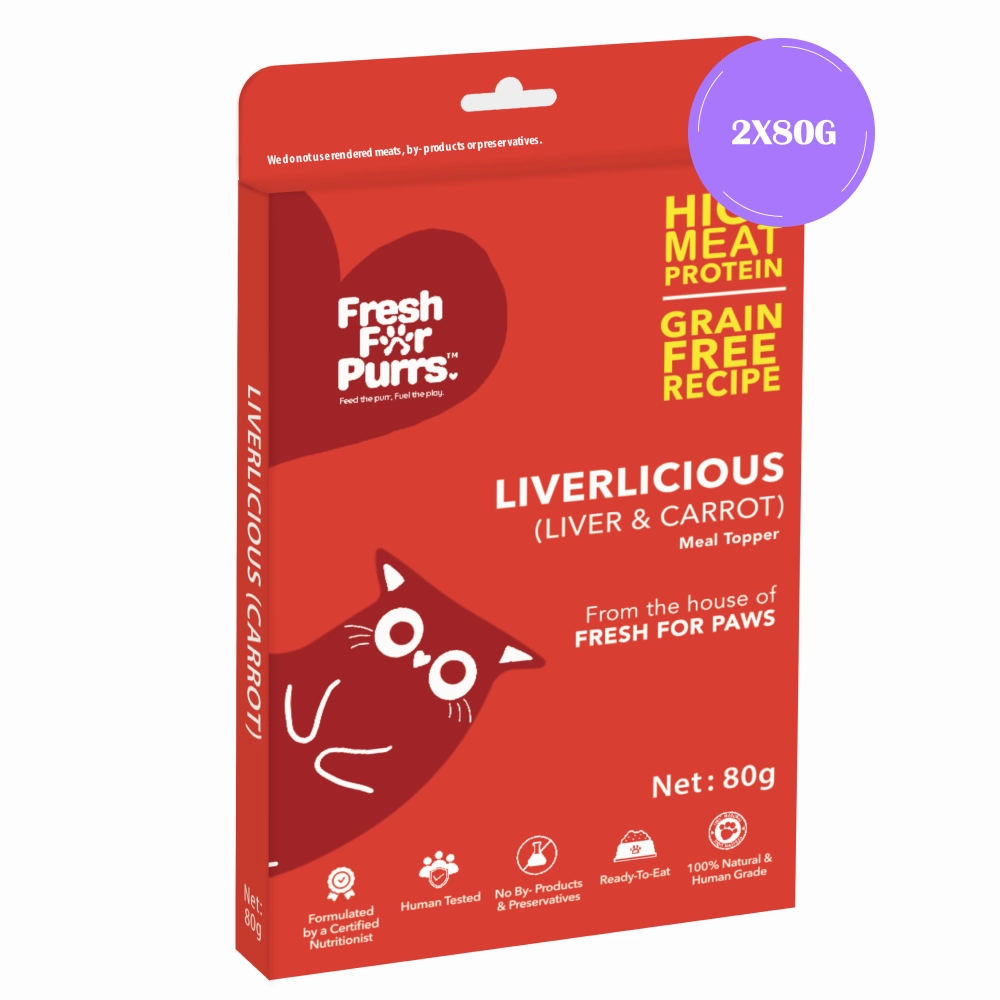 Fresh For Purrs Liverlicious Carrot Supplement for Cats