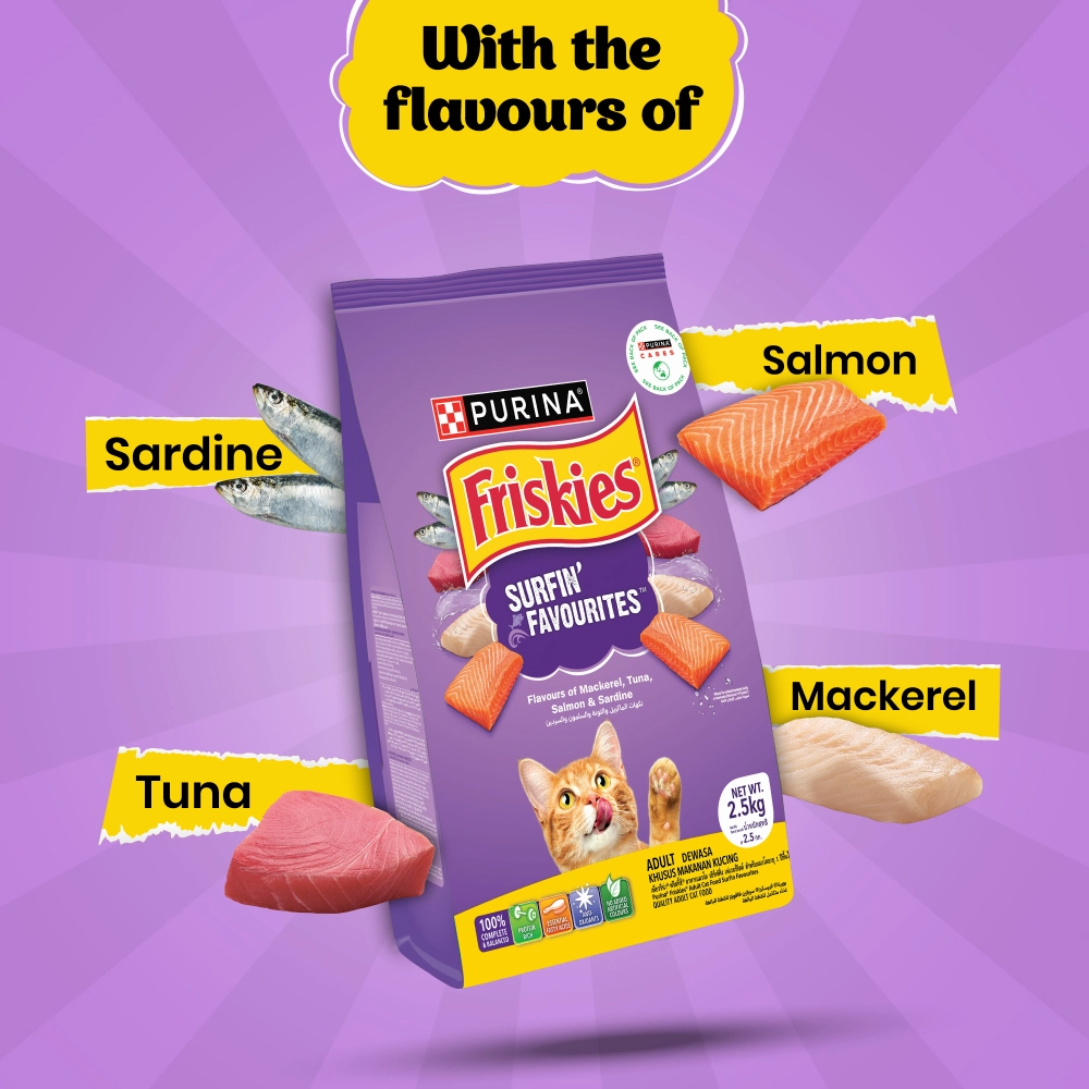 Friskies Surfin Cat Dry Food