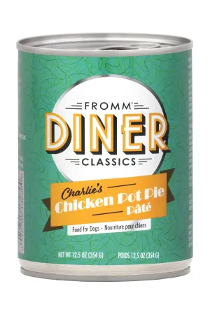 Fromm Diner Charlie's Chicken Pot Pie Pate Wet Dog Food