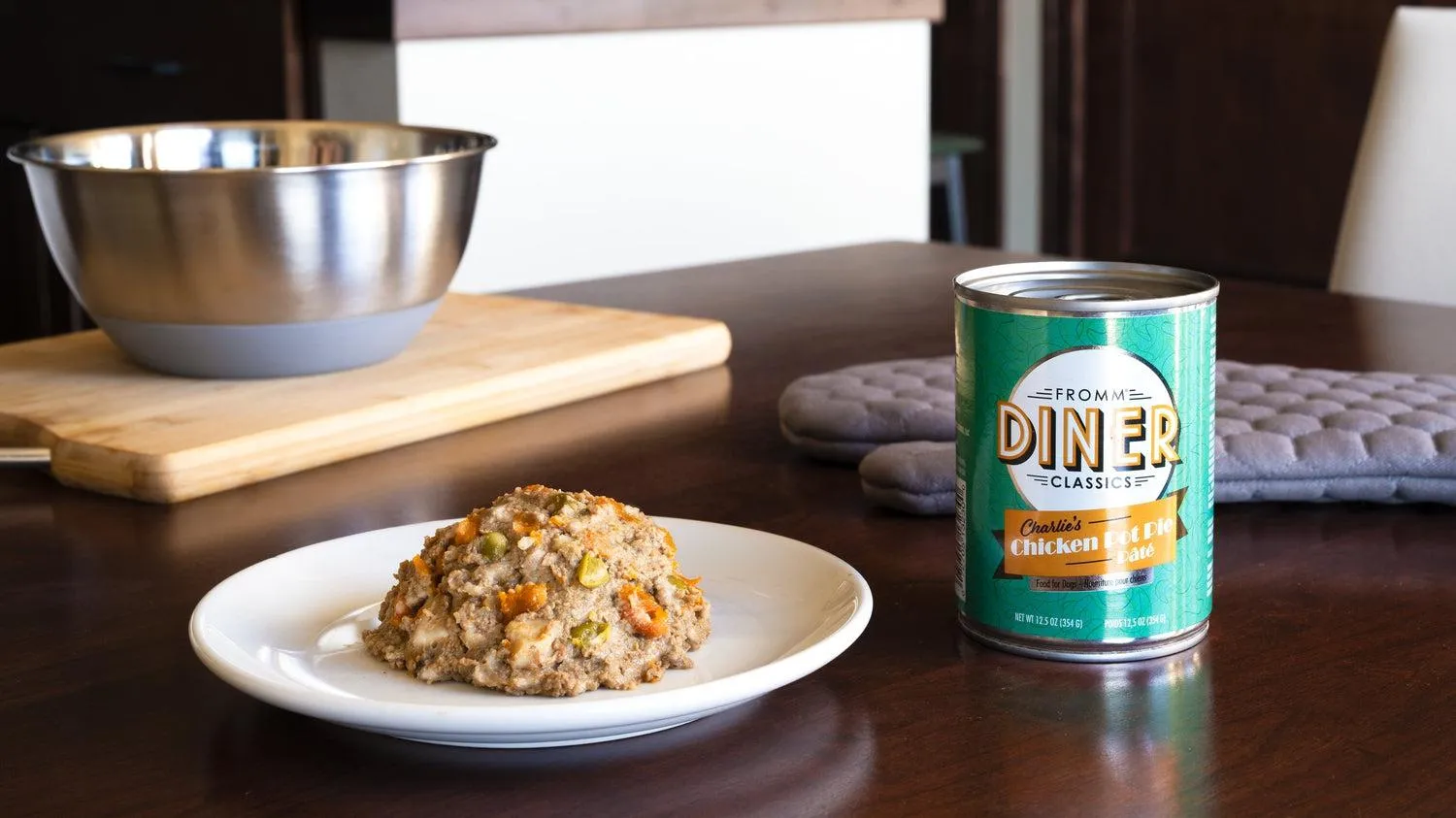 Fromm Diner Charlie's Chicken Pot Pie Pate Wet Dog Food