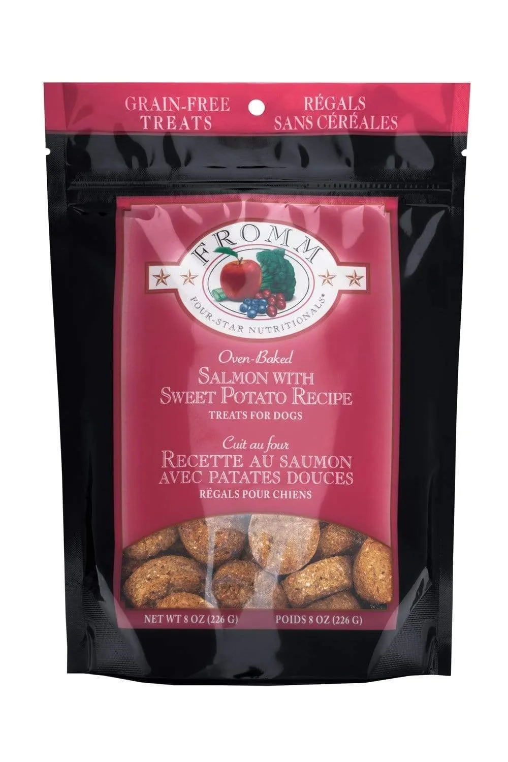 Fromm Four-Star Nutritionals Grain-Free Salmon with Sweet Potato Dog Treats