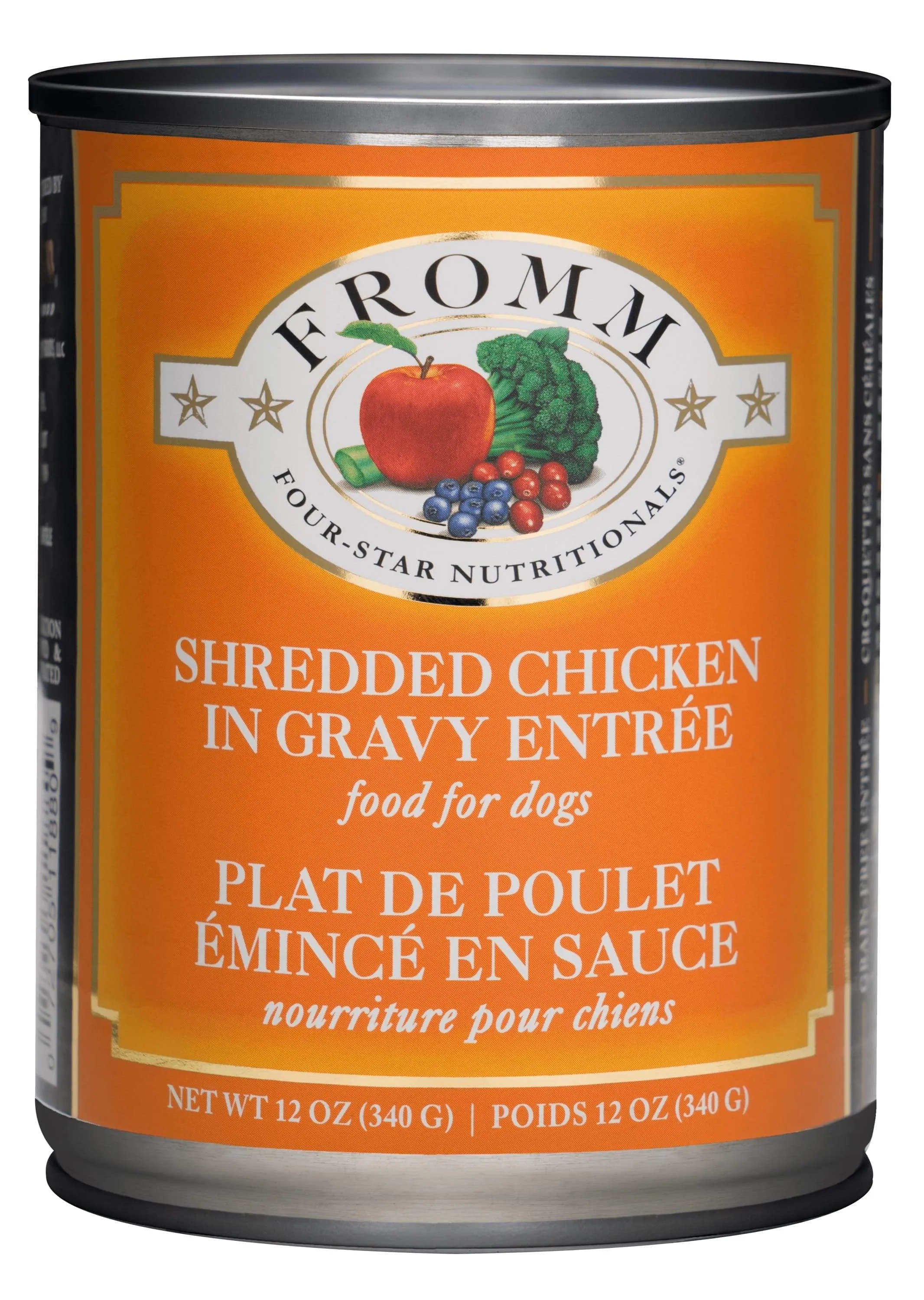 Fromm Four-Star Nutritionals Shredded Chicken in Gravy Entre Food for Dogs