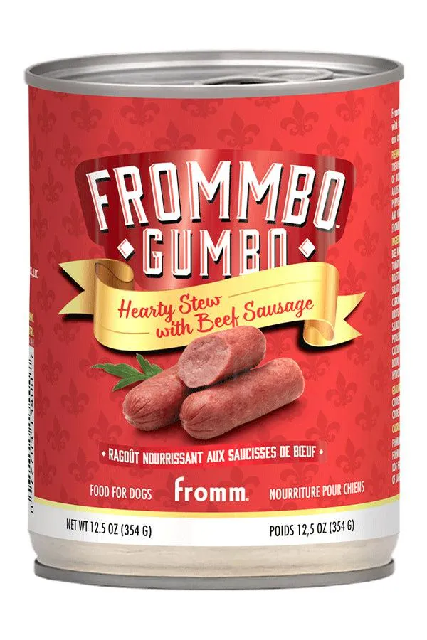 Fromm Frommbo Gumbo Beef Stew Wet Dog Food