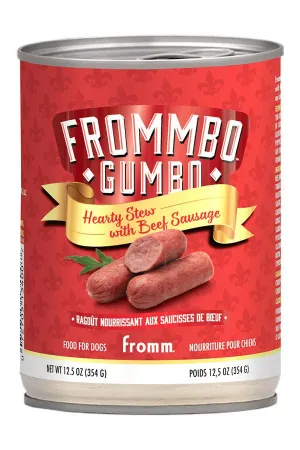 Fromm Frommbo Gumbo Beef Stew Wet Dog Food