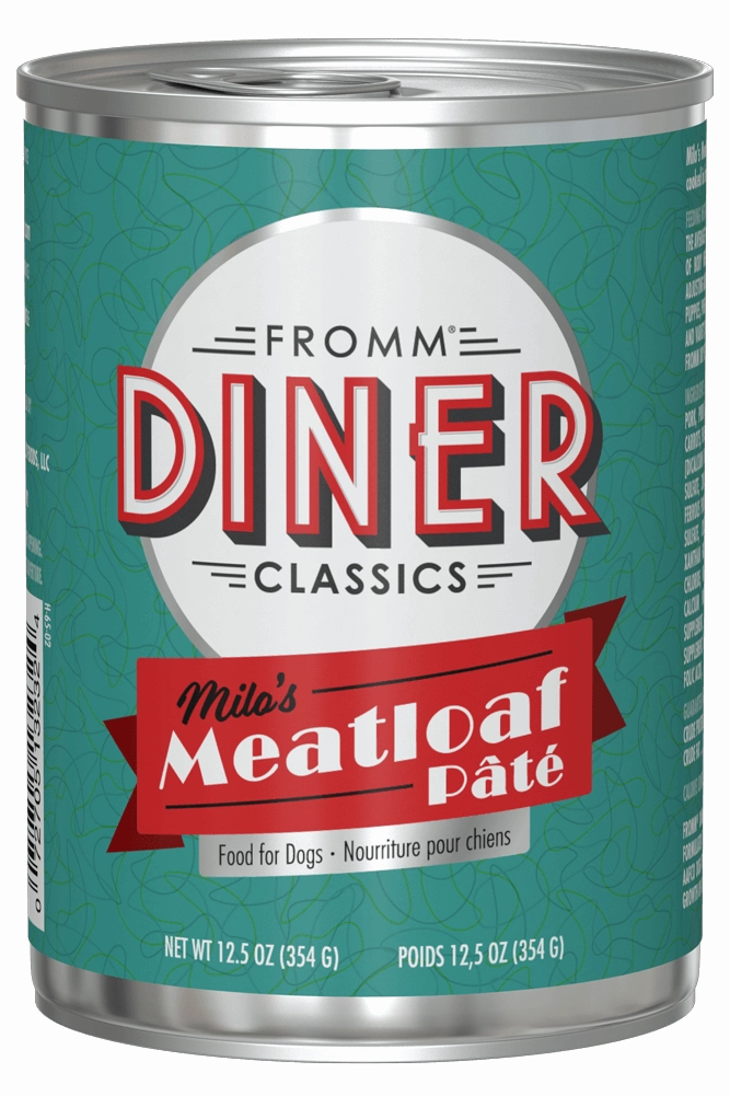 Fromm Diner Classics Milo's Meatloaf Pate Wet Dog Food
