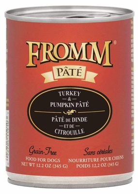 Fromm Grain-Free Turkey & Pumpkin Pate Canned Dog Food