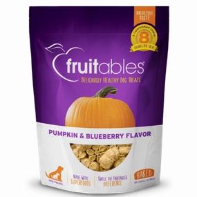 Fruitables Baked Pumpkin & Blueberry Dog Treats