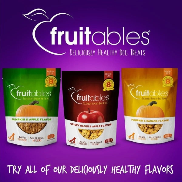 Fruitables Baked Pumpkin & Blueberry Dog Treats