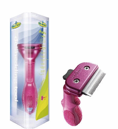 FURminator - Pink Deluxe Deshedding Tool - Small Animals