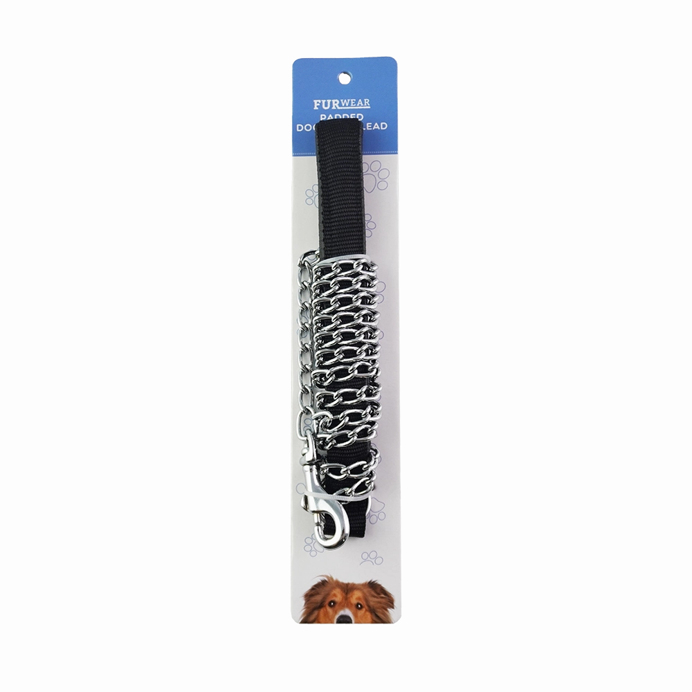 Furwear - Padded Dog Chain Lead (Black)