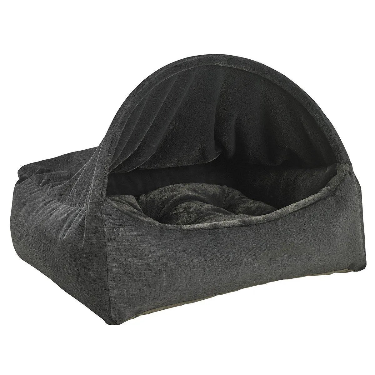 Galaxy Dream Fur Canopy Dog Bed