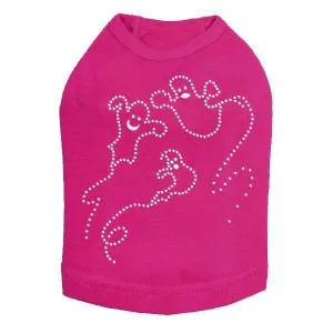 Ghosts Rhinestone Dog Tank