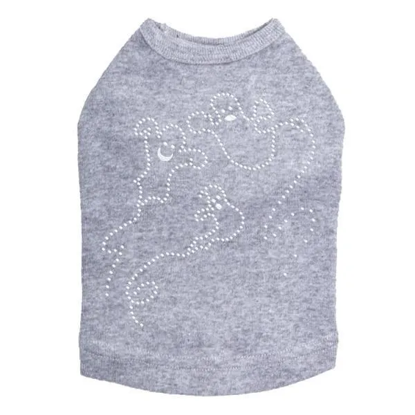 Ghosts Rhinestone Dog Tank