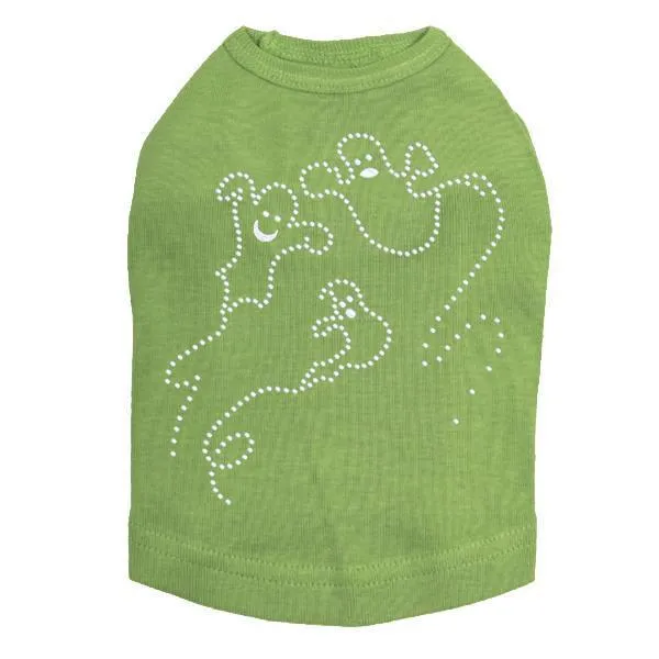 Ghosts Rhinestone Dog Tank