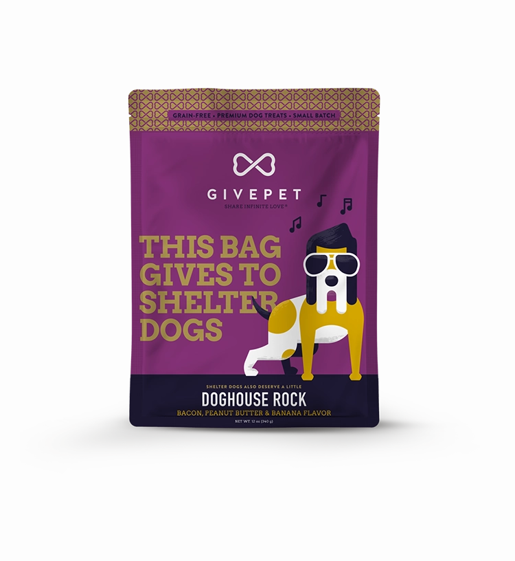 GivePet Dog House Rock Treats for Dogs