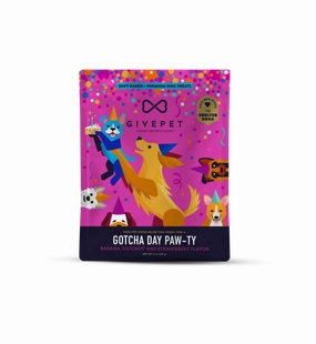GivePet Gotcha Day Paw-Ty Soft Baked Treats for Dogs