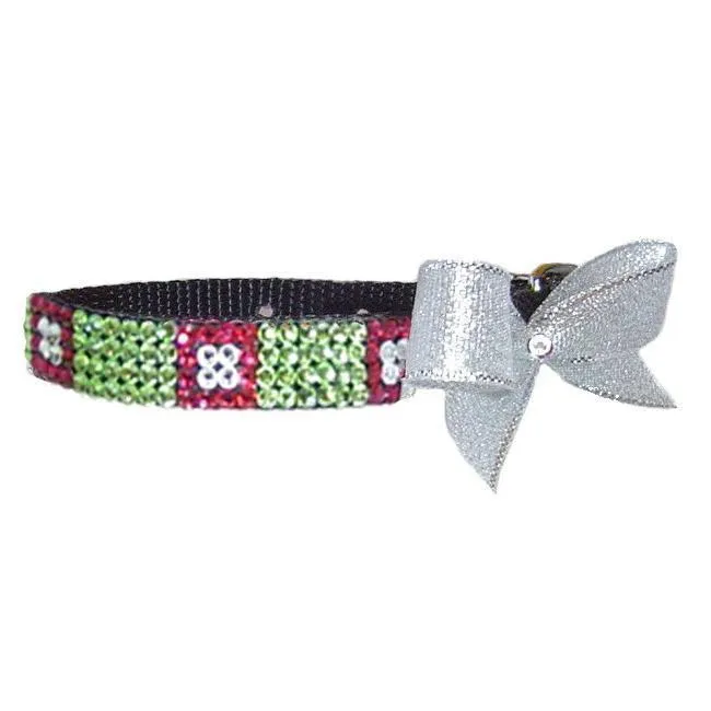 Glass Box Crystal Dog Collar