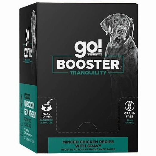 Go! Solutions Booster Tranquility Minced Chicken with Gravy Dog Food Topper