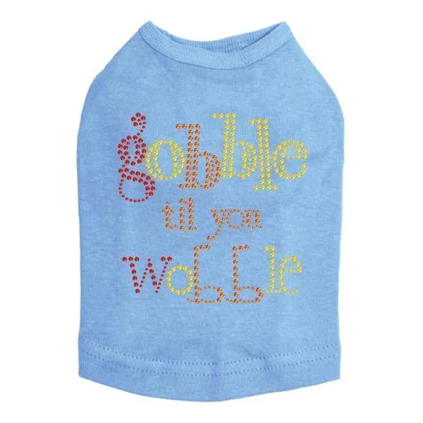 Gobble Til You Wobble Rhinestone Dog Tank