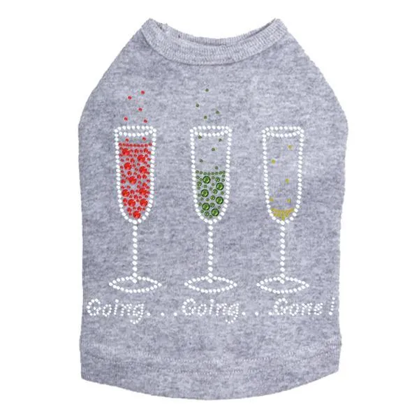 Going, Going, Gone Rhinestone Dog Tank