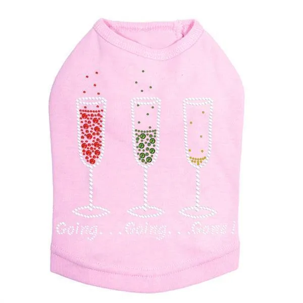 Going, Going, Gone Rhinestone Dog Tank