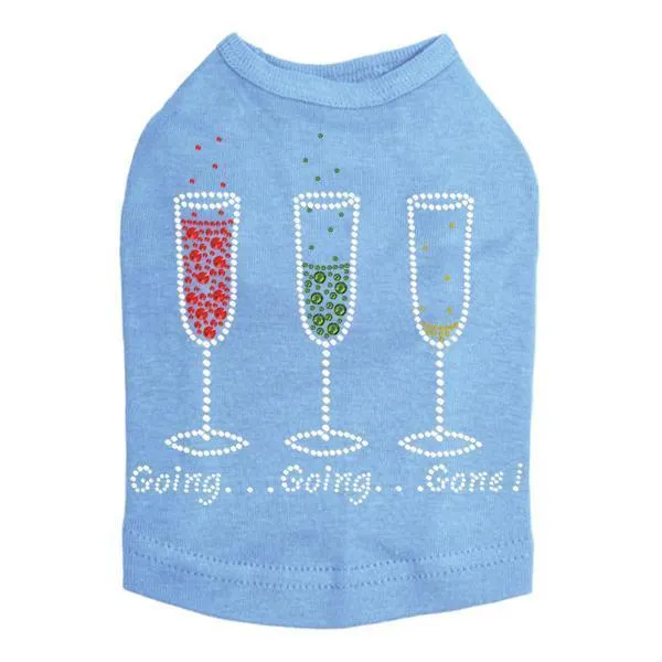 Going, Going, Gone Rhinestone Dog Tank