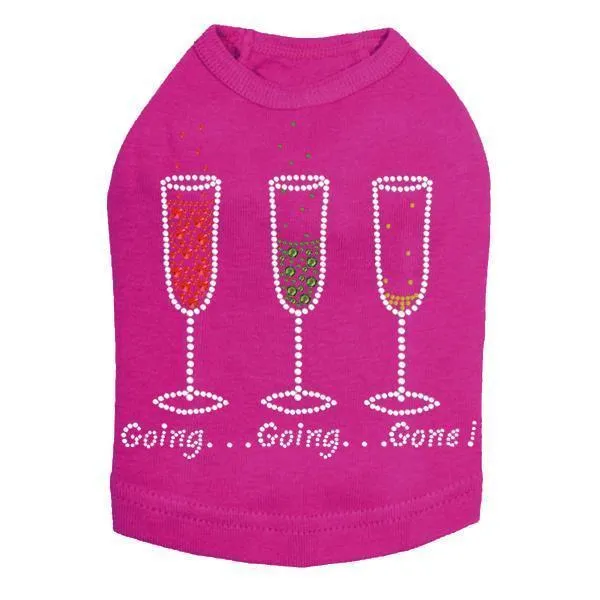 Going, Going, Gone Rhinestone Dog Tank