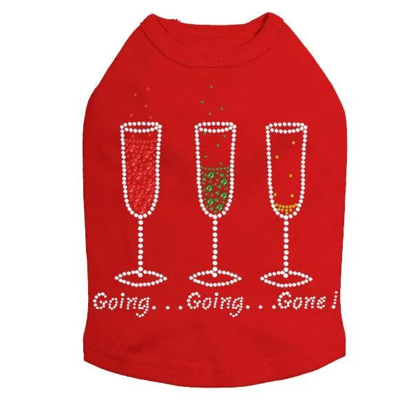 Going, Going, Gone Rhinestone Dog Tank