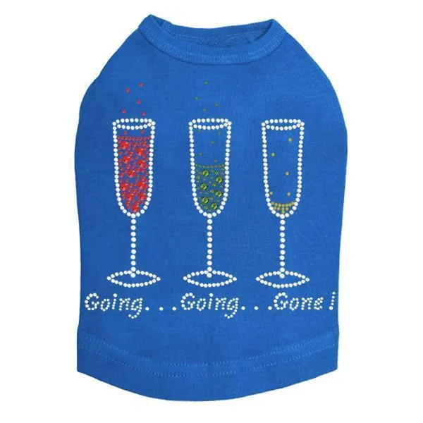 Going, Going, Gone Rhinestone Dog Tank