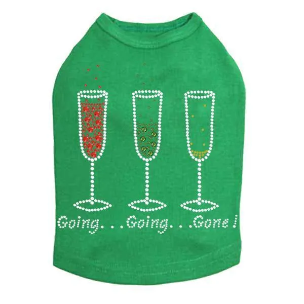 Going, Going, Gone Rhinestone Dog Tank