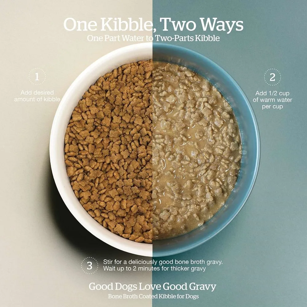 Good Gravy - Cage-Free Chicken Coated in Bone Broth Small Breed Adult Dog Dry Food