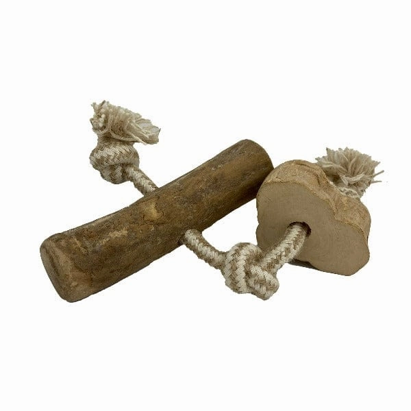 Good Dog Rope & Java Wood Dog Toy; Available in 3 Styles