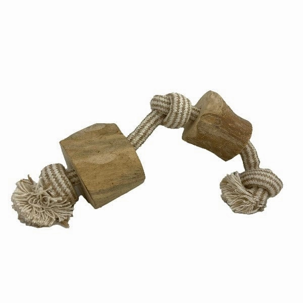 Good Dog Rope & Java Wood Dog Toy; Available in 3 Styles