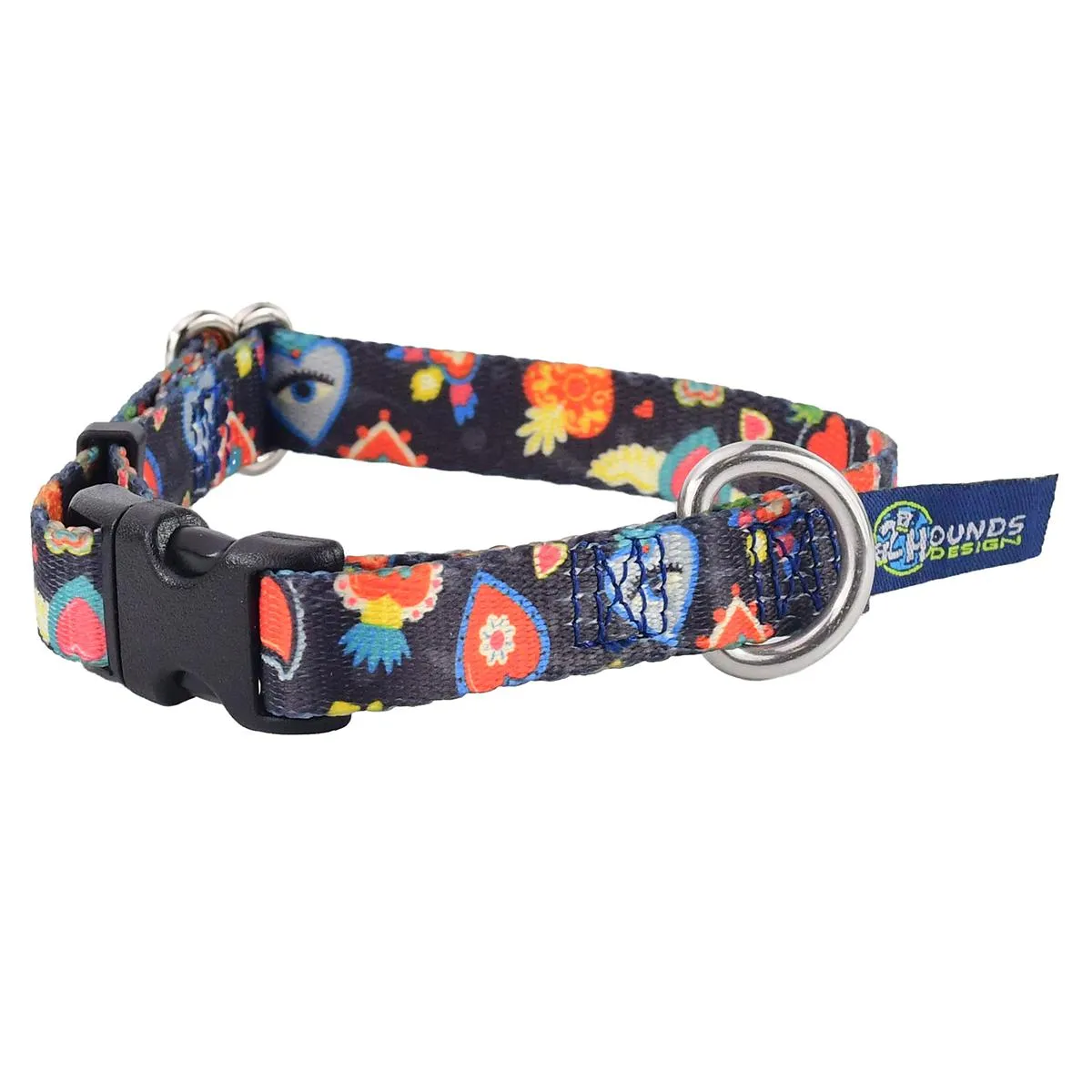 Gothic Hearts EarthStyle Dog Collar