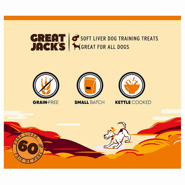 Great Jack's Dog Training Treats; Liver with Cheese Recipe