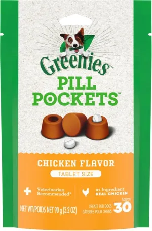 Greenies Pill Pockets Canine Chicken Flavor Dog Treats