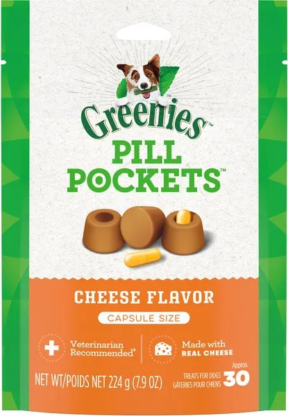 Greenies Pill Pockets Cheese Flavor Dog Treats