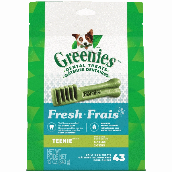 Greenies Fresh Teenie Adult Dog Dental Treats, 12oz