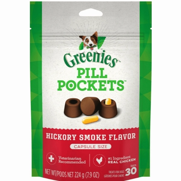Greenies Pill Pockets Hickory Smoke Flavour Dog Treats