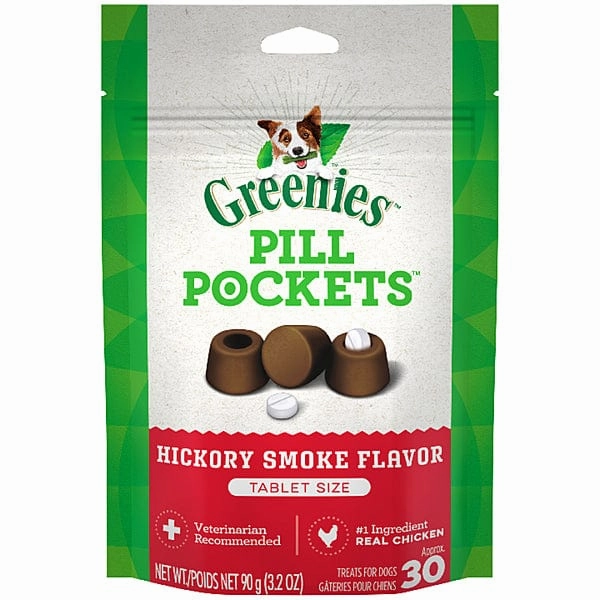 Greenies Pill Pockets Hickory Smoke Flavour Dog Treats