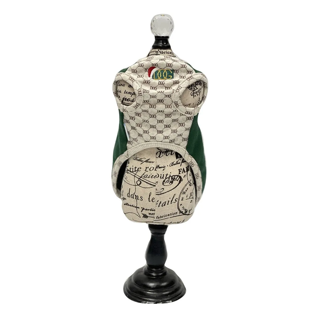GRRRCI Skateboard Dog Tank Green