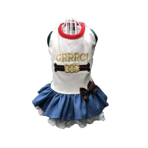 GRRRCI White Denim Dog Dress