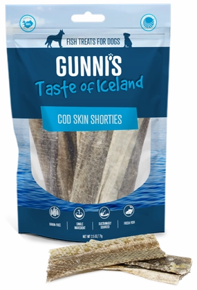 Gunni's Cod Skin Shorties Chews for Dogs