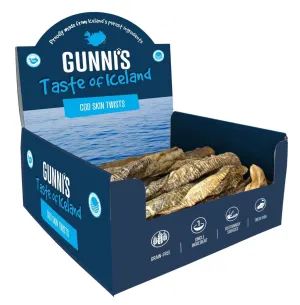 Gunni's Cod Skin Twist Chews for Dogs