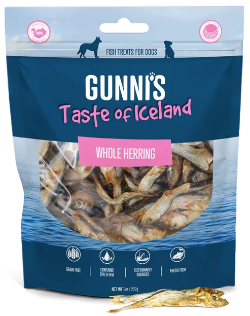 Gunni's Whole Herring Treats for Dogs