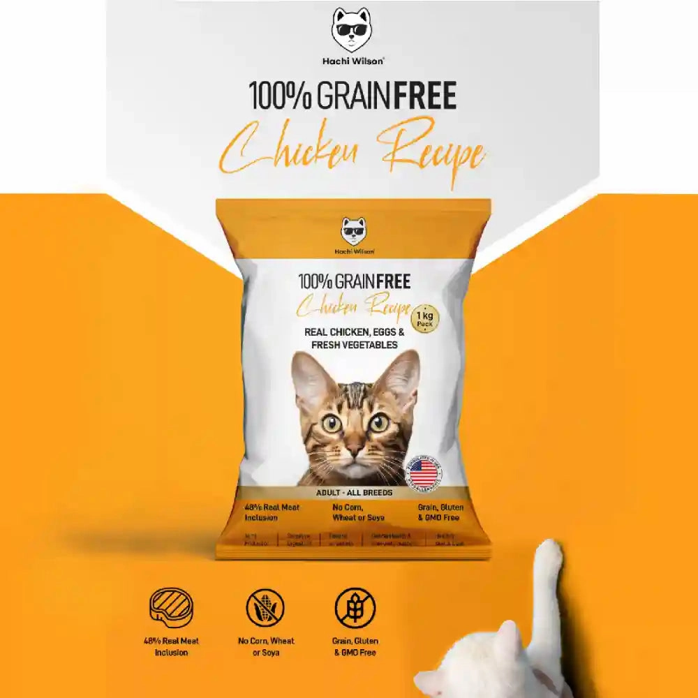 Hachi Wilson Grain Free Chicken Adult Cat Dry Food